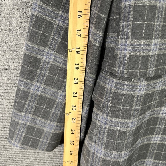 Lauren Ralph Lauren 2 Button Blazer 50 Windowpane Overcheck Tailored Sport Coat - Picture 10 of 16